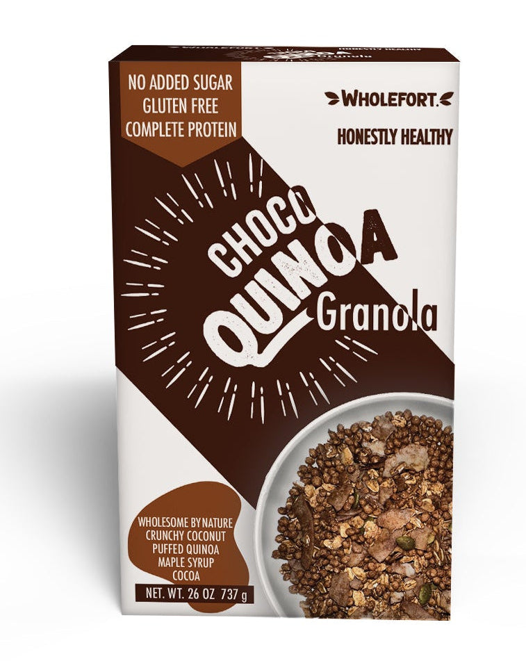 CHOCO QUINOA GRANOLA 26 OZ